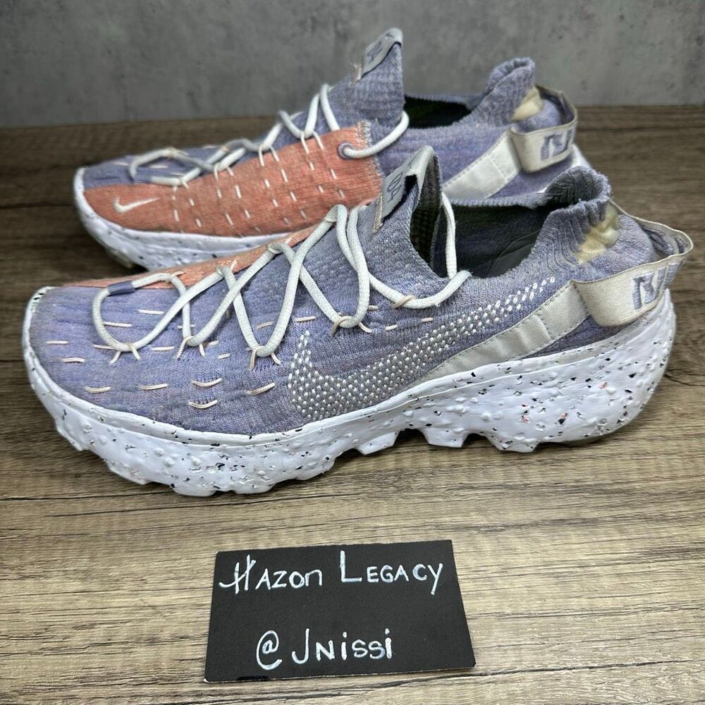 Nike~Men’s~Space Hippie 04 Purple Dawn Sunset Purple/Gray Sneakers~Size 9